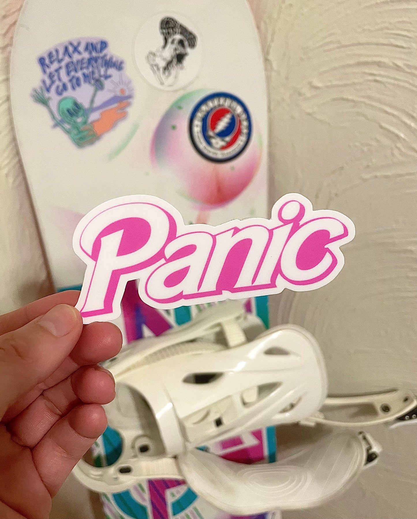 Panic Barbie Vinyl Sticker