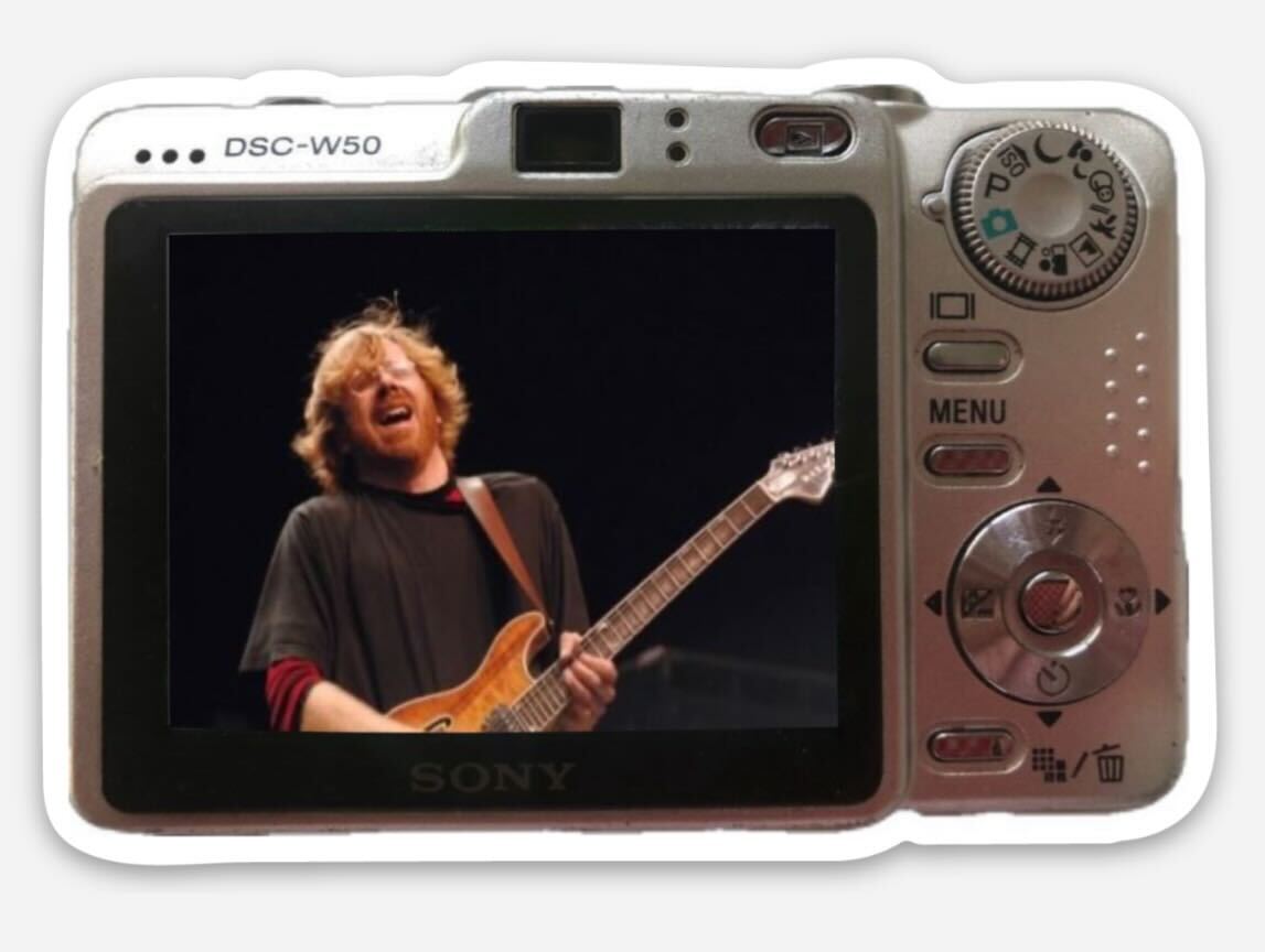 Trey Anastasio Sony Camera Sticker