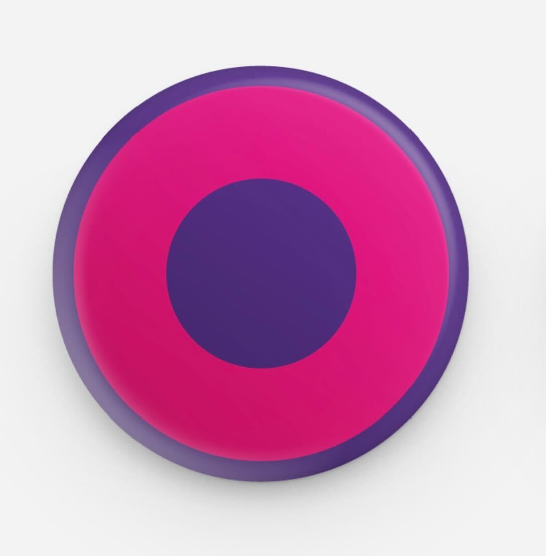 Girly Phish Donut Pin